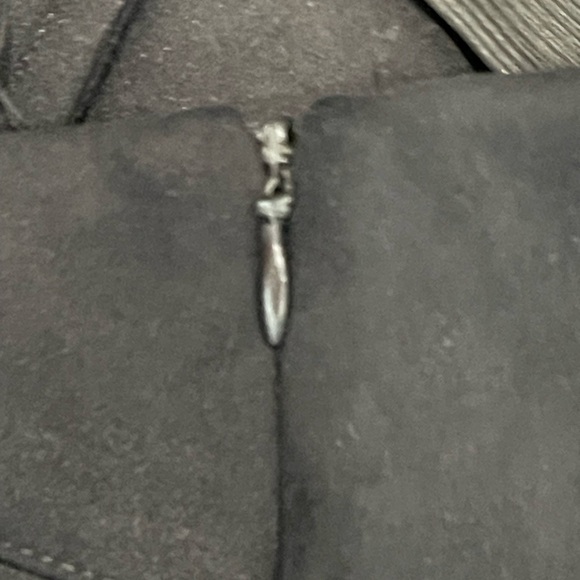 Zara Basic size small faux suede pants black - Picture 10 of 12